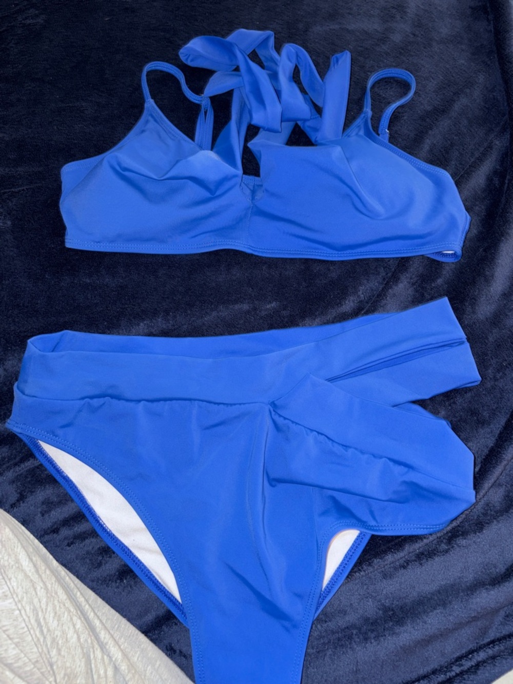 Electric Blue Bikini Bottoms